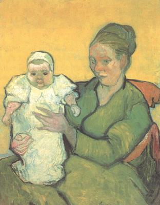 Vincent Van Gogh Mother Roulin wtih Her Baby (nn04) France oil painting art
